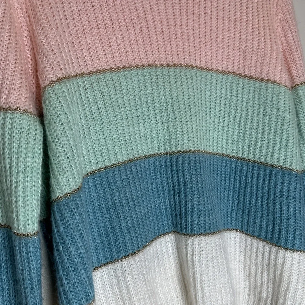 Jun & Ivy Women's Medium Neapolitan Pullover Sweater Super Soft‎  EUC - Picture 2 of 7